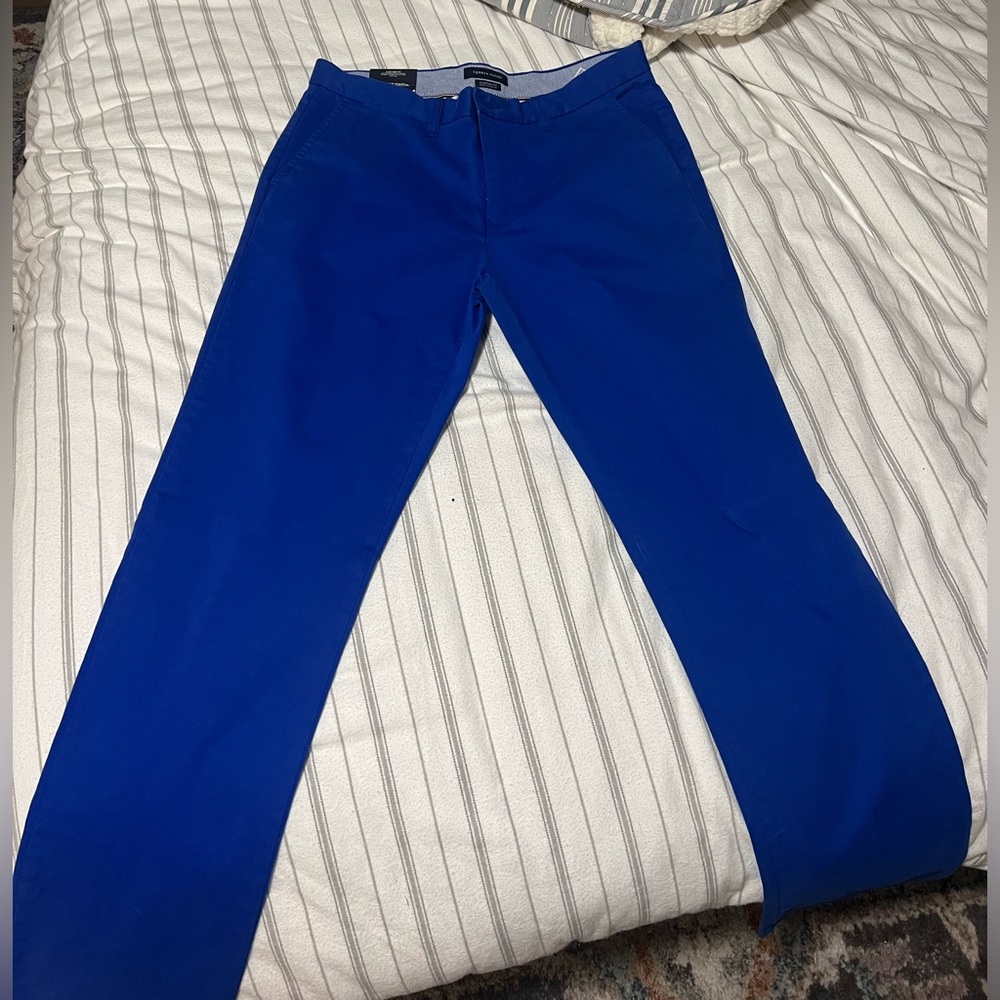 Blue dress pants